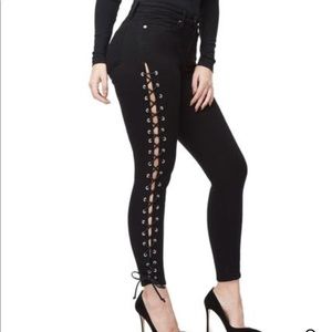 Good Legs lace up jeans